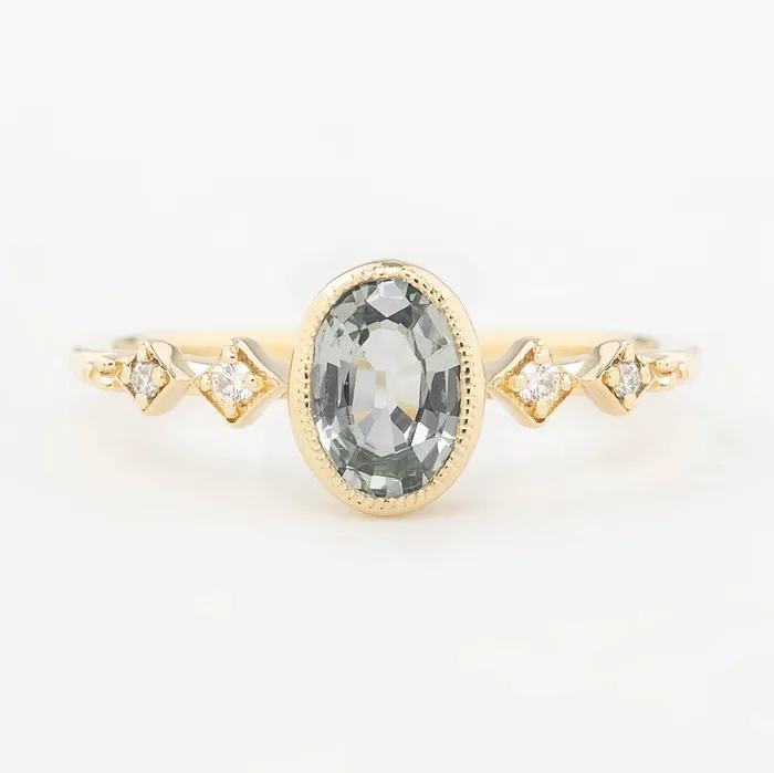 Envero Jewelry Celeste Bezel Setting Oval cut Rings Envero Jewelry Celeste Bezel Setting Oval cut Rings