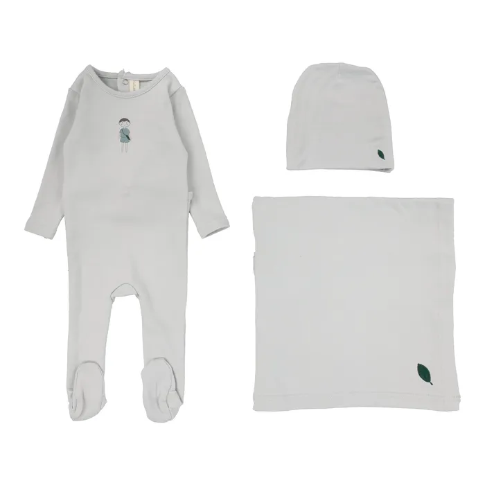 Lilette Lilette Doll Layette Set Seafoam Earrings