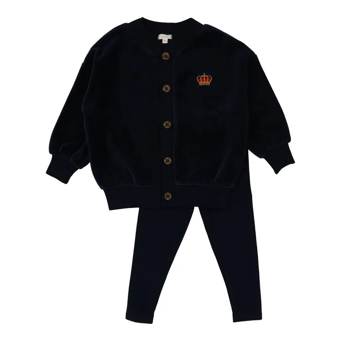 Rings Lil Legs Lil Legs Boys Velour Shabbos Long Sleeve Lounge Set Pajamas Black Rings Lil Legs Lil Legs Boys Velour Shabbos Long Sleeve Lounge Set Pajamas Black