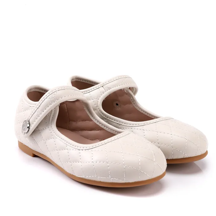 Zeebra Kids Quilted Mary Janes Sand Zeebra Kids Earrings
