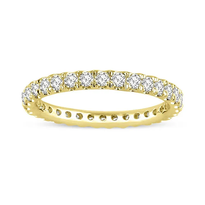 10 CT TW Natural Diamond Eternity Band in Solid 14K Gold Goldia Rings 10 CT TW Natural Diamond Eternity Band in Solid 14K Gold Goldia Rings