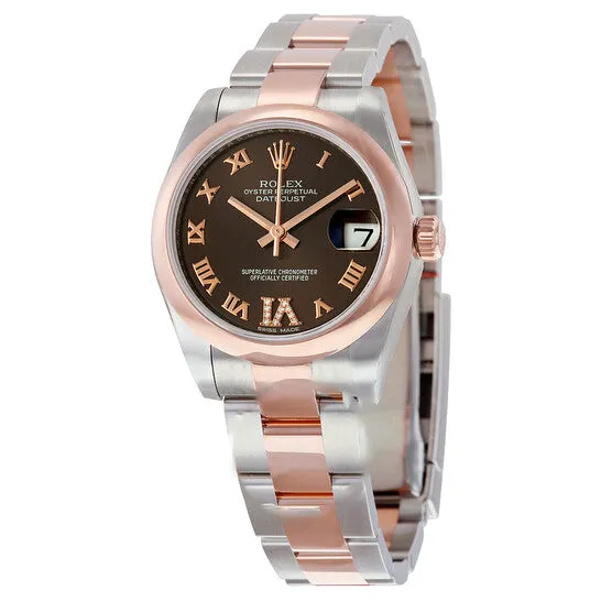 Bracelets JMS always Original Rolex Datejust Lady 31 Chocolate Dial Stainless Steel and 18K Everose Gold Oyster Bracelet Automatic Watch 178241CHRDO Bracelets JMS always Original Rolex Datejust Lady 31 Chocolate Dial Stainless Steel and 18K Everose Gold Oyster Bracelet Automatic Watch 178241CHRDO