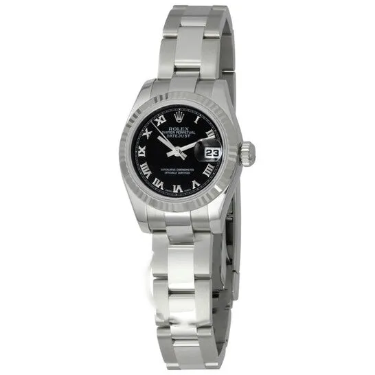 Bracelets JMS always Original Rolex Lady Datejust 26 Black Dial Stainless steel Oyster Bracelet Automatic Watch 179174BKRO Bracelets JMS always Original Rolex Lady Datejust 26 Black Dial Stainless steel Oyster Bracelet Automatic Watch 179174BKRO