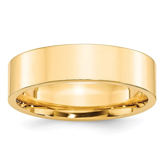 Goldia Rings Solid 10K Yellow Gold 6mm Standard Flat Comfort Fit MensWomens Wedding Band Ring Size 6 Goldia Rings Solid 10K Yellow Gold 6mm Standard Flat Comfort Fit MensWomens Wedding Band Ring Size 6