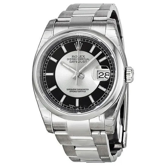 JMS always Bracelets Original Rolex Datejust 36 Black and Grey Dial Stainless Steel Oyster Bracelet Automatic Mens Watch 116200BKRSO JMS always Bracelets Original Rolex Datejust 36 Black and Grey Dial Stainless Steel Oyster Bracelet Automatic Mens Watch 116200BKRSO