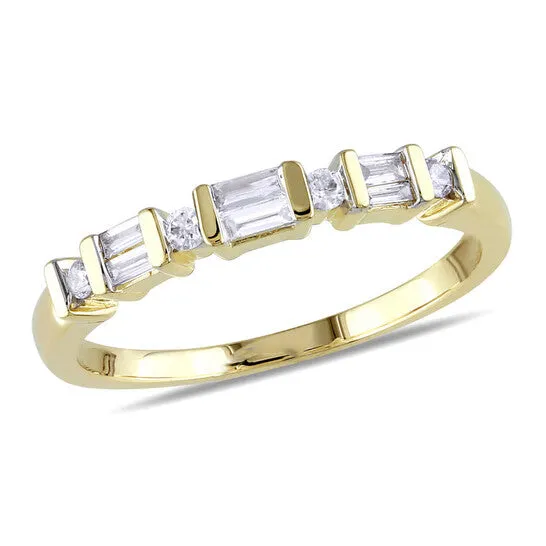 JMS always Original Amour 10k Yellow Gold 14 CT TDW Diamonds Eternity Ring Rings JMS always Original Amour 10k Yellow Gold 14 CT TDW Diamonds Eternity Ring Rings