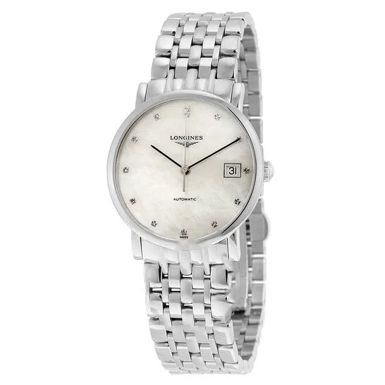 JMS always Watches Original Longines Elegant Automatic Mother of Pearl Ladies Watch L48094876 JMS always Watches Original Longines Elegant Automatic Mother of Pearl Ladies Watch L48094876