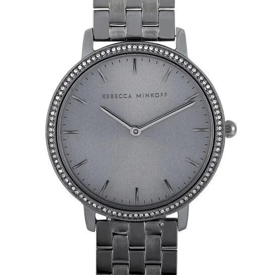 JMS always Watches Original Rebecca Minkoff Major Quartz Crystal Grey Dial Ladies Watch 2200350 JMS always Watches Original Rebecca Minkoff Major Quartz Crystal Grey Dial Ladies Watch 2200350