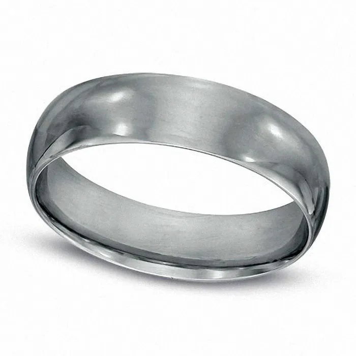 Mens 60mm Polished Comfort Fit Wedding Band in Sterling Silver Goldia Rings Mens 60mm Polished Comfort Fit Wedding Band in Sterling Silver Goldia Rings