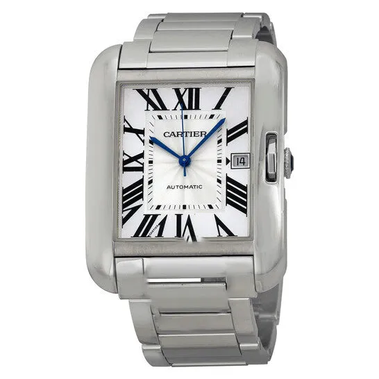 Original Cartier Tank Anglaise Silver Dial 18kt White Gold Mens Watch W5310025 JMS always Rings Original Cartier Tank Anglaise Silver Dial 18kt White Gold Mens Watch W5310025 JMS always Rings