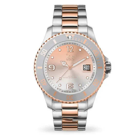 Original IceWatch Quartz Silver Pink Dial Twotone Watch 016769 JMS always Watches Original IceWatch Quartz Silver Pink Dial Twotone Watch 016769 JMS always Watches