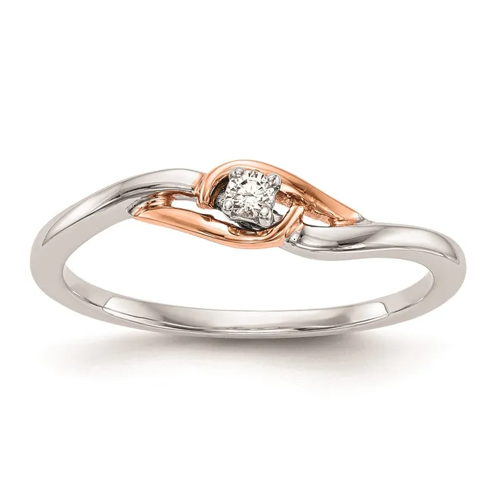 Rings Goldiacom 14K White Gold Rose Gold Comp Real Diamond PromiseEngagement Ring Rings Goldiacom 14K White Gold Rose Gold Comp Real Diamond PromiseEngagement Ring