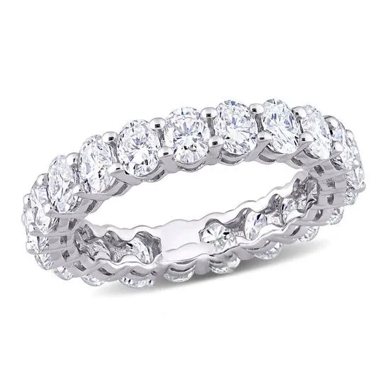Rings Original Amour 14k White Gold 5 14 CT TGW Created White Moissanite Eternity Ring JMS always Rings Original Amour 14k White Gold 5 14 CT TGW Created White Moissanite Eternity Ring JMS always