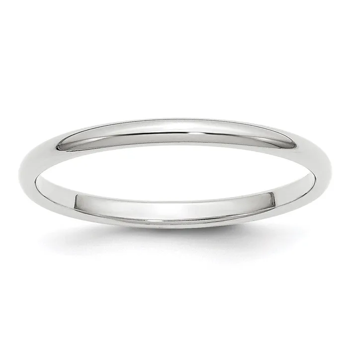 Rings Solid 10K White Gold 2mm Half Round MensWomens Wedding Band Ring Size 12 Goldia Rings Solid 10K White Gold 2mm Half Round MensWomens Wedding Band Ring Size 12 Goldia