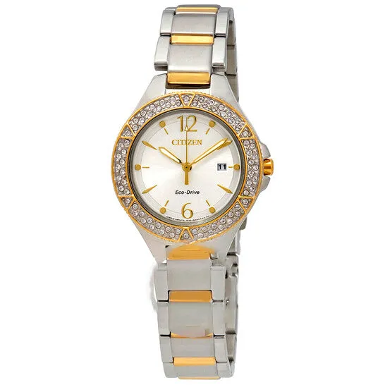 Watches JMS always Original Citizen Silhouette Crystal Silver Dial Ladies Watch FE116453A Watches JMS always Original Citizen Silhouette Crystal Silver Dial Ladies Watch FE116453A