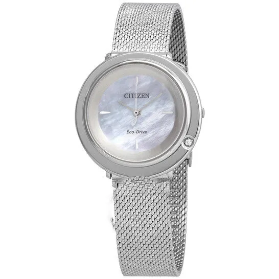Watches Original Citizen L Ambiluna White Mother of Pearl Dial Ladies Watch EM064058D JMS always Watches Original Citizen L Ambiluna White Mother of Pearl Dial Ladies Watch EM064058D JMS always