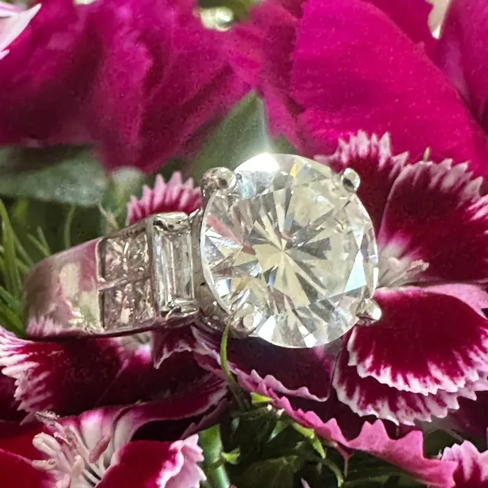 ONeills Estate Jewelry Rings 14 Karat White Gold 515 Ct Diamond Ring 10000424 ONeills Estate Jewelry Rings 14 Karat White Gold 515 Ct Diamond Ring 10000424