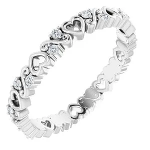 14K White 16 CTW Heart Diamond Eternity Band Size 75124085628PSTWBC WB Choice Jewelry Rings 14K White 16 CTW Heart Diamond Eternity Band Size 75124085628PSTWBC WB Choice Jewelry Rings