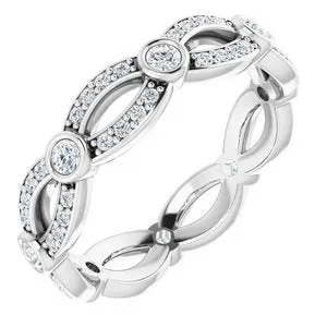 Rings 14K White 12 CTW Diamond Round Eternity Band12200660000PSTWBC WB Choice Jewelry Rings 14K White 12 CTW Diamond Round Eternity Band12200660000PSTWBC WB Choice Jewelry