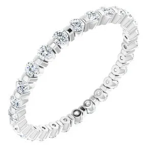 Rings WB Choice Jewelry 14K White 12 CTW Diamond Eternity Band 12362560093PSTWBC Rings WB Choice Jewelry 14K White 12 CTW Diamond Eternity Band 12362560093PSTWBC