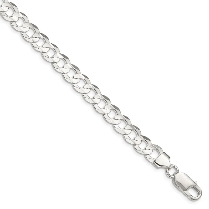 Sterling Silver 8mm Concave Beveled Curb ChainWBCQCBC20018 WB Choice Jewelry Rings Sterling Silver 8mm Concave Beveled Curb ChainWBCQCBC20018 WB Choice Jewelry Rings