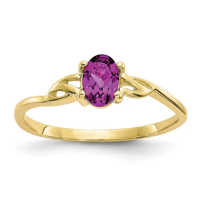 WB Choice Jewelry Rings 10k Polished Geniune Rhodolite Garnet Birthstone RingWBC10XBR135 WB Choice Jewelry Rings 10k Polished Geniune Rhodolite Garnet Birthstone RingWBC10XBR135