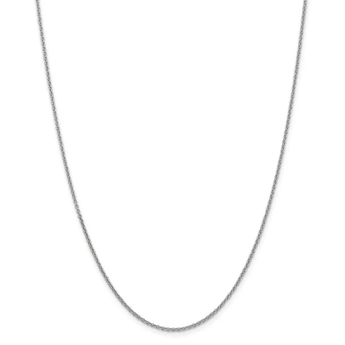 WB Choice Jewelry Rings 14k WG 16mm Round Open Link Cable ChainWBCPEN20930 WB Choice Jewelry Rings 14k WG 16mm Round Open Link Cable ChainWBCPEN20930