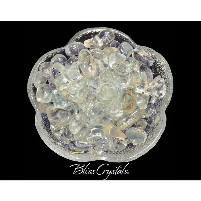 Bliss Crystals Rings BLUE Silver Topaz Tumbled Stone 28 gm Parcel XS Grade A Crystal BT27 Bliss Crystals Rings BLUE Silver Topaz Tumbled Stone 28 gm Parcel XS Grade A Crystal BT27